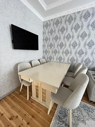 Qonaq otağı üçün, İşlənmiş, Açılan, Dördbucaq masa, 6 stul lalafo.az -da Qonaq otağı üçün, İşlənmiş, Açılan, Dördbucaq masa, 6 stul