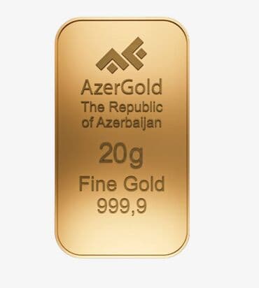 Azergold 20 qramlıq saf qızıl satılır. Şəkil nümunədir. Öz qutusunda lalafo.az -da Azergold 20 qramlıq saf qızıl satılır. Şəkil nümunədir. Öz qutusunda