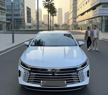 BYD sedanı – tam elektrikli, ağ rəng. Modern dizaynlı geniş sedan lalafo.az -da BYD sedanı – tam elektrikli, ağ rəng. Modern dizaynlı geniş sedan