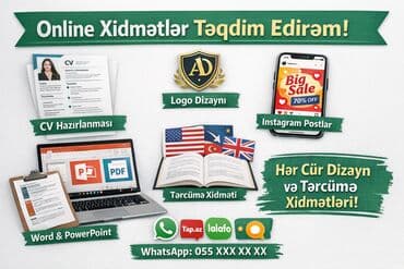 Onlayn xidmətlər: - Logo dizaynı: fərqli və brend uyğun loqolar lalafo.az -da Onlayn xidmətlər: - Logo dizaynı: fərqli və brend uyğun loqolar