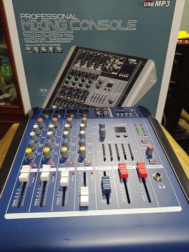 Səs kartları: Peşəkar Mixing Konsol – PMX402 (USB/MP3, 16 DSP) Xüsusiyyətlər: - 4 lalafo.az -da — 2 Səs kartları: Peşəkar Mixing Konsol – PMX402 (USB/MP3, 16 DSP) Xüsusiyyətlər: - 4 — 2