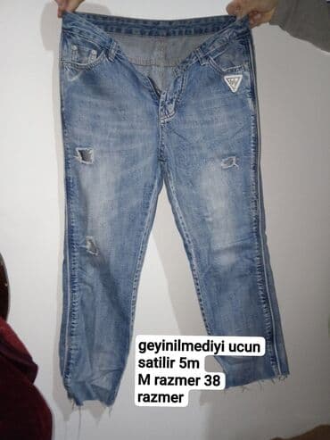 Cins ciriq qadin şalvarı tezedi geyinilmediyi üçün satılır 5manata lalafo.az -da Cins ciriq qadin şalvarı tezedi geyinilmediyi üçün satılır 5manata