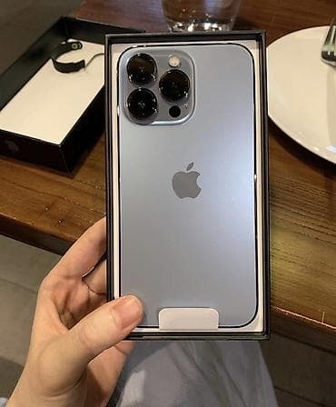 IPhone 13 Pro, 128 GB, Sierra Blue, Face ID lalafo.az -da IPhone 13 Pro, 128 GB, Sierra Blue, Face ID