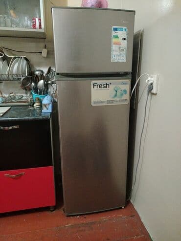 Yeni 2 qapılı Midea Soyuducu Satılır, rəng - Boz, Dolab içi lalafo.az -da Yeni 2 qapılı Midea Soyuducu Satılır, rəng - Boz, Dolab içi