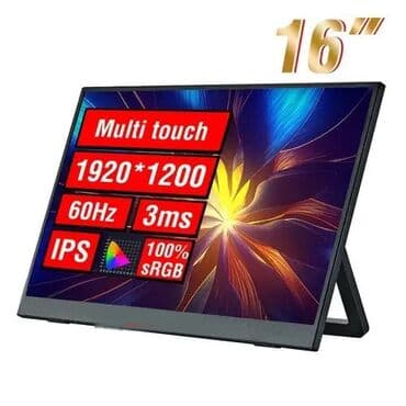Sensorlu 16” Touch Portativ Monitor Yüksək keyfiyyətli görüntü lalafo.az -da Sensorlu 16” Touch Portativ Monitor Yüksək keyfiyyətli görüntü