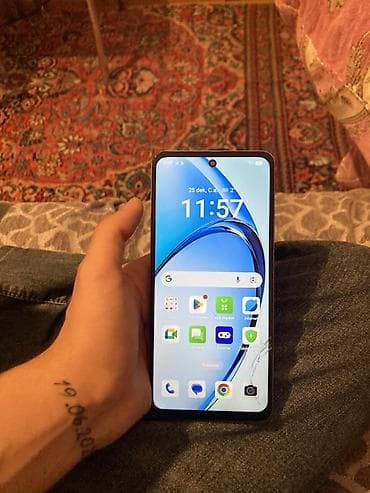 Oppo A3x, цвет - Голубой, Битый at lalafo.az Oppo A3x, цвет - Голубой, Битый