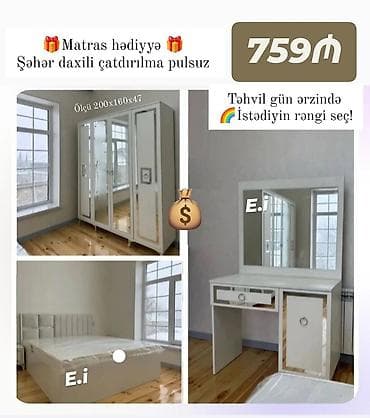 Yataq desti rəng seçimi var at lalafo.az Yataq desti rəng seçimi var
