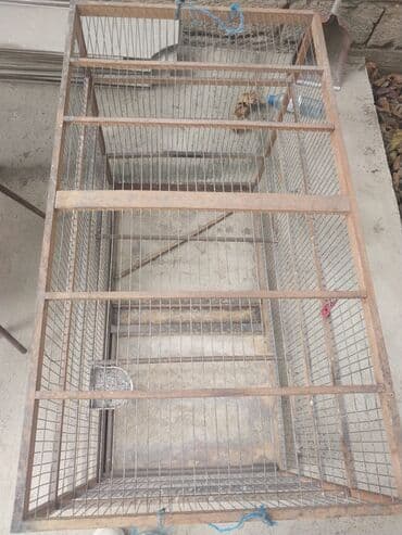 Böyük ölçülü quş qəfəsi 6 ədəddir - Material: taxta karkas və metal lalafo.az -da Böyük ölçülü quş qəfəsi 6 ədəddir - Material: taxta karkas və metal