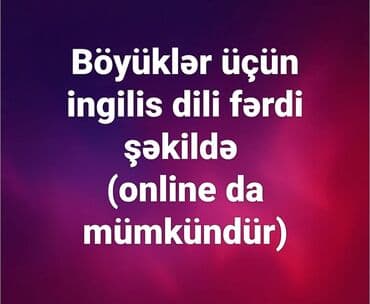 Xarici dil kursu, İngilis dili, Böyüklər üçün lalafo.az -da Xarici dil kursu, İngilis dili, Böyüklər üçün