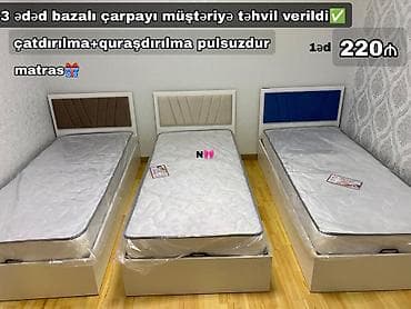 Satılır:*Birbaşa istehsalçıdan BAZALI çarpayı* Qeyd:Yenidir,sifarişlə at lalafo.az Satılır:*Birbaşa istehsalçıdan BAZALI çarpayı* Qeyd:Yenidir,sifarişlə