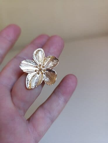 Кольца, позолоченные, напылениене темнеет. Размер регулируется lalafo.az -da Кольца, позолоченные, напылениене темнеет. Размер регулируется