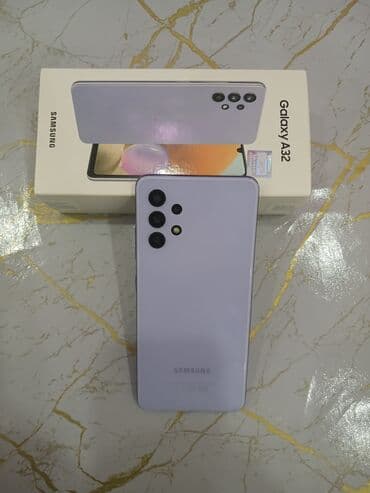 Samsung Galaxy A32, rəng - Bənövşəyi, Barmaq izi lalafo.az -da Samsung Galaxy A32, rəng - Bənövşəyi, Barmaq izi