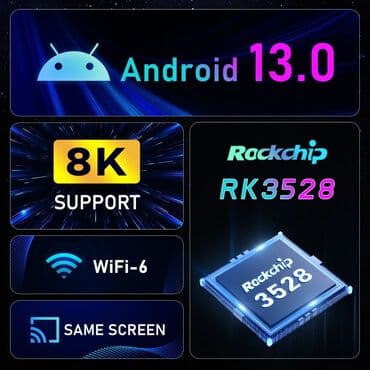 Новый Смарт ТВ приставка TV box 4 ГБ / 32 ГБ, Android, Самовывоз, Бесплатная доставка, Платная доставка at lalafo.az — 3 Новый Смарт ТВ приставка TV box 4 ГБ / 32 ГБ, Android, Самовывоз, Бесплатная доставка, Платная доставка — 3
