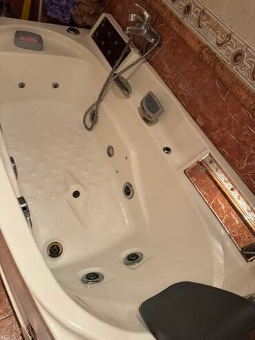 Джакузи ванны: Hamam vannası - Akril gövdə, dərin və geniş vanna formasında - at lalafo.az — 2 Джакузи ванны: Hamam vannası - Akril gövdə, dərin və geniş vanna formasında - — 2