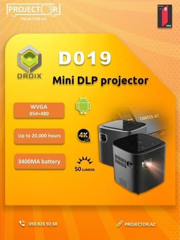 Yeni Cib Proyektor Ünvandan götürmə, Pulsuz çatdırılma, Ödənişli çatdırılma lalafo.az -da Yeni Cib Proyektor Ünvandan götürmə, Pulsuz çatdırılma, Ödənişli çatdırılma