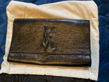 Yves Saint Laurent qara dəri zərf-çanta Originaldir,Milanda alinib, - lalafo.az -da Yves Saint Laurent qara dəri zərf-çanta Originaldir,Milanda alinib, -