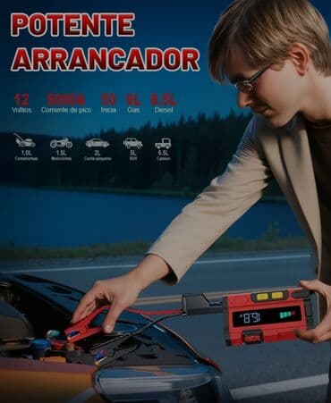 Batıq çıxaran alət: Avtomobil akkumulyatoru üçün portativ start-verici (Jump Starter) lalafo.az -da — 7 Batıq çıxaran alət: Avtomobil akkumulyatoru üçün portativ start-verici (Jump Starter) — 7