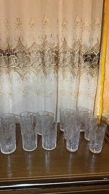 Stəkanlar, Şüşə, 12 ədədli dəst, Çexiya lalafo.az -da Stəkanlar, Şüşə, 12 ədədli dəst, Çexiya