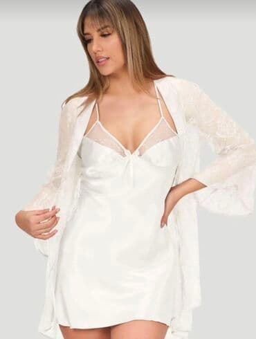 Бюстгальтеры: Brend: NBB Məhsul: 2 hissədən ibarət atlas gecə dəsti 45 manata alınıb at lalafo.az — 1 Бюстгальтеры: Brend: NBB Məhsul: 2 hissədən ibarət atlas gecə dəsti 45 manata alınıb — 1