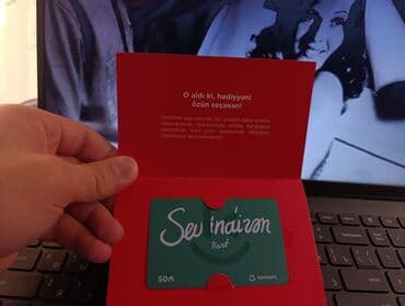 Kontakt Home 50 manatlıq hədiyyə kartı. 2 ədəd var. Zəng etməyin lalafo.az -da Kontakt Home 50 manatlıq hədiyyə kartı. 2 ədəd var. Zəng etməyin