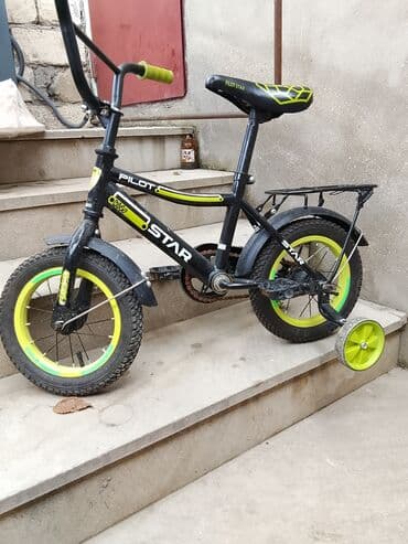 Uşaq velosipedi – Pilot Star - Rəng: qara-yaşıl - Çərçivə: metal lalafo.az -da Uşaq velosipedi – Pilot Star - Rəng: qara-yaşıl - Çərçivə: metal
