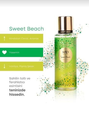 MND Parfumerie Sweet Beach Body Mist – 250 ml (8.45 fl. oz.) - lalafo.az -da MND Parfumerie Sweet Beach Body Mist – 250 ml (8.45 fl. oz.) -