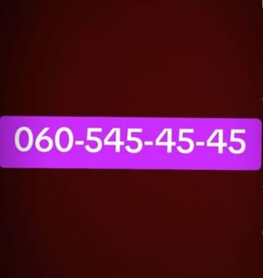 Nömrə: ( 060 ) ( 5454545 ) lalafo.az -da Nömrə: ( 060 ) ( 5454545 )