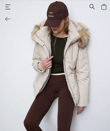 Qadınlar üçün qışlıq kapüşonlu şişmə gödəkçə - Rəng: açıq bej - lalafo.az -da Qadınlar üçün qışlıq kapüşonlu şişmə gödəkçə - Rəng: açıq bej -