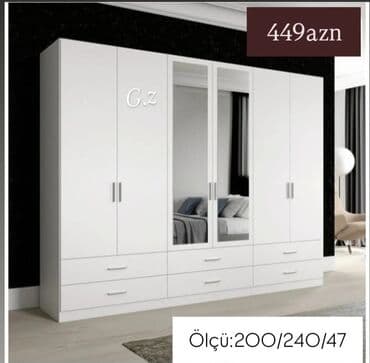 Yeni, Düz dolab, Qarderob, paltar dolabı lalafo.az -da Yeni, Düz dolab, Qarderob, paltar dolabı
