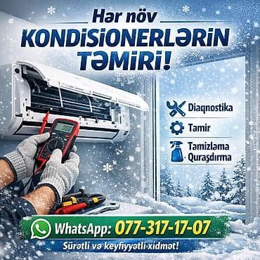 Xidmət: Hər növ kondisionerlərin təmiri və texniki xidməti Təsvir: - lalafo.az -da Xidmət: Hər növ kondisionerlərin təmiri və texniki xidməti Təsvir: -