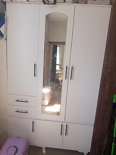 3 qapılı, Güzgülü, Ağ, Taxta, Açılan, Düz dolab lalafo.az -da 3 qapılı, Güzgülü, Ağ, Taxta, Açılan, Düz dolab