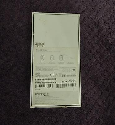 Xiaomi Mi A2 Lite, rəng - Qızılı,
İki sim kartlı lalafo.az -da — 6 Xiaomi Mi A2 Lite, rəng - Qızılı,
İki sim kartlı — 6