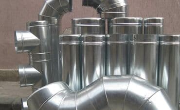 Havalandırma üçün sinklənmiş hava kanalları və fitinqlər - Material lalafo.az -da Havalandırma üçün sinklənmiş hava kanalları və fitinqlər - Material