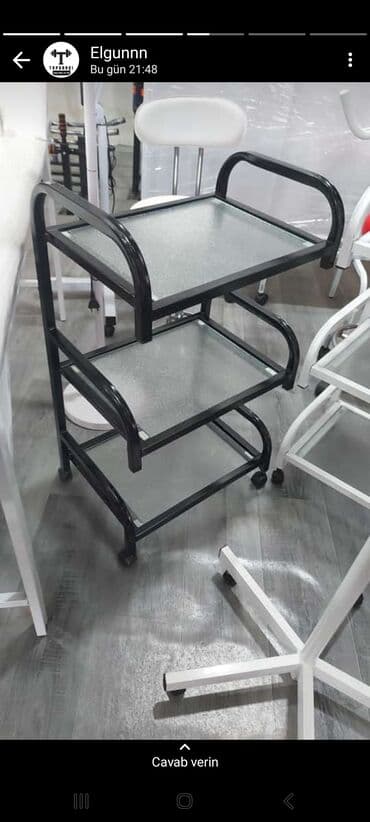 Полки, этажерки: Новый, Косметологическая кушетка, Нескладной, цвет - Белый at lalafo.az — 31 Полки, этажерки: Новый, Косметологическая кушетка, Нескладной, цвет - Белый — 31