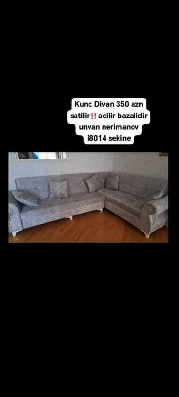 Kunc Divan 350 azn satilir‼️acilir bazalidir unvan nerimanov i8014 lalafo.az -da Kunc Divan 350 azn satilir‼️acilir bazalidir unvan nerimanov i8014
