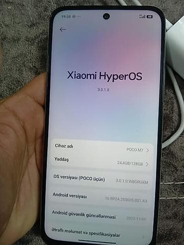 Poco M7, 128 GB, rəng - Gümüşü lalafo.az -da Poco M7, 128 GB, rəng - Gümüşü