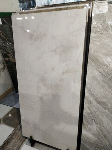 Böyük ölçülü mərmər effektli keramika plitə - Rəng: açıq bej/qırıq ağ lalafo.az -da Böyük ölçülü mərmər effektli keramika plitə - Rəng: açıq bej/qırıq ağ