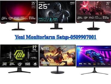 🎮 ENDİRİMLİ GAMING MONİTORLAR! 🔥 💥 Yüksək Hz, aşağı Ms, IPS keyfiyyəti lalafo.az -da 🎮 ENDİRİMLİ GAMING MONİTORLAR! 🔥 💥 Yüksək Hz, aşağı Ms, IPS keyfiyyəti