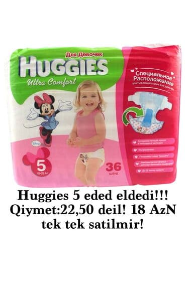 Huggies 5 eded eldedi!!!
Qiymet:22,50 deil! 18 AzN
tek tek satilmir! lalafo.az -da Huggies 5 eded eldedi!!!
Qiymet:22,50 deil! 18 AzN
tek tek satilmir!