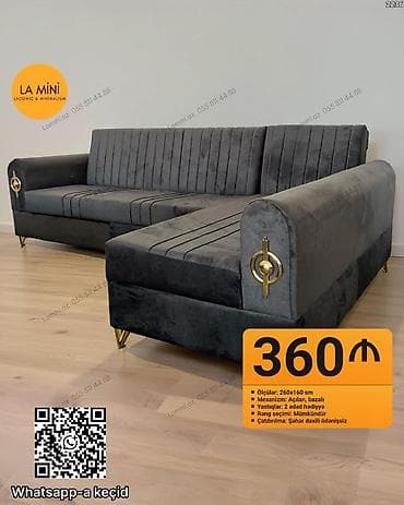 Künc divan, Açılan, Bazalı, Parça, Şəhərdaxili pulsuz çatdırılma lalafo.az -da Künc divan, Açılan, Bazalı, Parça, Şəhərdaxili pulsuz çatdırılma