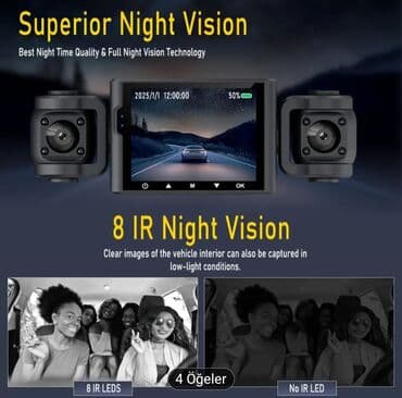 Avtomobil üçün 3 kameralı DVR – üstün gecə görüntüsü ilə lalafo.az -da Avtomobil üçün 3 kameralı DVR – üstün gecə görüntüsü ilə