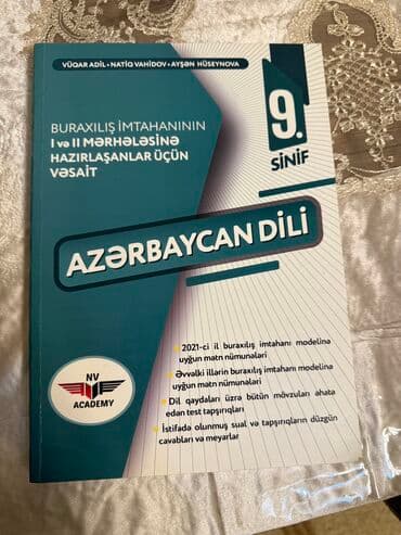 Azərbaycan dili 9-cu sinif, 2022 il, Pulsuz çatdırılma, Ünvandan götürmə lalafo.az -da Azərbaycan dili 9-cu sinif, 2022 il, Pulsuz çatdırılma, Ünvandan götürmə