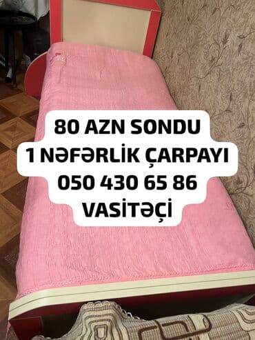 İşlənmiş, Təknəfərlik çarpayı, Matras ilə lalafo.az -da İşlənmiş, Təknəfərlik çarpayı, Matras ilə