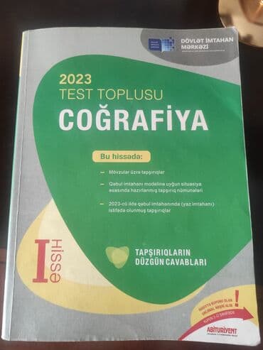 Coğrafiya Testlər 11-ci sinif, DİM, 1-ci hissə, 2023 il lalafo.az -da Coğrafiya Testlər 11-ci sinif, DİM, 1-ci hissə, 2023 il