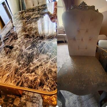 Masa desti. 550azn. yaxsi veziyyetde. 6 stulla. ünvan bineqedi*Tehi lalafo.az -da Masa desti. 550azn. yaxsi veziyyetde. 6 stulla. ünvan bineqedi*Tehi