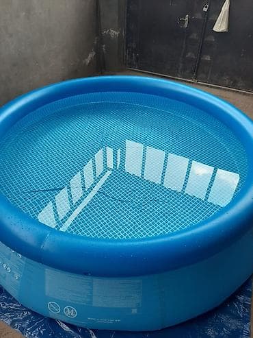 Şişmə Hovuz – dairəvi, mavi rəngdə 4ton - Tip: şişmə dairəvi bağ at lalafo.az Şişmə Hovuz – dairəvi, mavi rəngdə 4ton - Tip: şişmə dairəvi bağ
