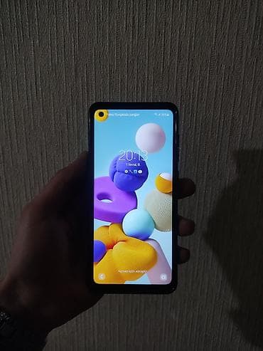 Samsung Galaxy A21S, 32 GB, rəng - Mavi, İki sim kartlı lalafo.az -da Samsung Galaxy A21S, 32 GB, rəng - Mavi, İki sim kartlı