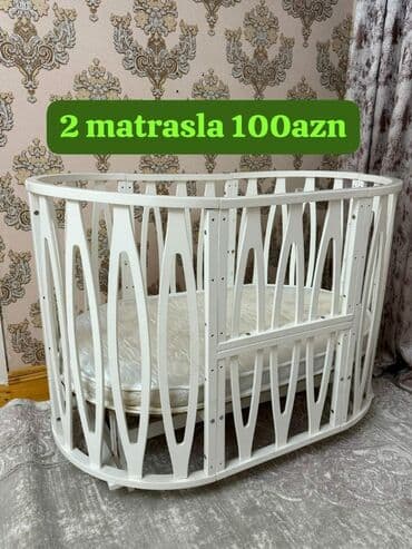 Oğlan və qız üçün, İşlənmiş, Yumru, Beşik, Matras ilə, Yellənmə mexanizm ilə lalafo.az -da Oğlan və qız üçün, İşlənmiş, Yumru, Beşik, Matras ilə, Yellənmə mexanizm ilə