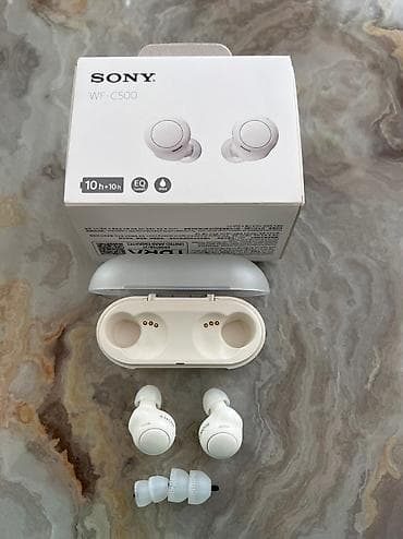 İşlənmiş Simsiz (Bluetooth) Qulaqcıqlar, Sony, rəng - Ağ lalafo.az -da İşlənmiş Simsiz (Bluetooth) Qulaqcıqlar, Sony, rəng - Ağ