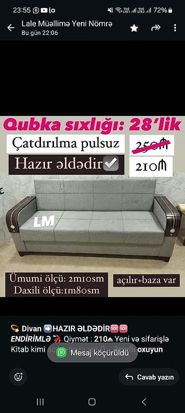 Divan, Qonaq otağı üçün, Bazalı, Açılan lalafo.az -da Divan, Qonaq otağı üçün, Bazalı, Açılan